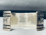 Last Chance Turquoise Mine!!!! Important Vintage Native American Navajo Sterling Silver Bracelet-Nativo Arts