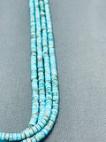 One Of The Finest Vintage Santo Domingo Turquoise Heishi Kewa Necklace-Nativo Arts