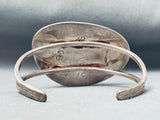 Eric Drake Best Vintage Native American Navajo Carico Alke Turquoise Sterling Silver Bracelet-Nativo Arts
