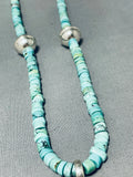 Iconic Native American Navajo Blue Green Turquoise Sterling Silver Cross Necklace-Nativo Arts
