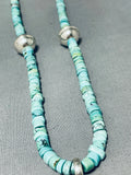 Iconic Native American Navajo Blue Green Turquoise Sterling Silver Cross Necklace-Nativo Arts