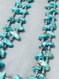 Ella Johnson Vintage Native American Navajo Turquoise Nugget Heishi Necklace Old-Nativo Arts