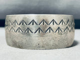 Native American Marvelous Vintage Hopi Sterling Silver Bracelet-Nativo Arts