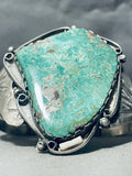 Museum Quality Vintage Native American Navajo Royston Turquoise Sterling Silver Bracelet-Nativo Arts