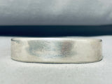 Very Rare Ohkay Ohwingeh Sterling Silver Bracelet Mike Bird Romero-Nativo Arts