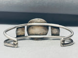 Dropdead Gorgeous Vintage Native American Navajo Earth Turquoise Sterling Silver Bracelet Old-Nativo Arts