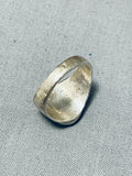 Sensational Vintage Native American Zuni Turquoise Sterling Silver Ring-Nativo Arts