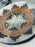 The Best Vintage Native American Navajo Hand Carved Micro Detail Sterling Silver Basket Necklace-Nativo Arts