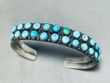 Marvelous Vintage Native American Navajo Turquoise Sterling Silver Bracelet-Nativo Arts