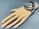 Joseph Grey Vintage Native American Navajo Jasper Sterling Silver Bracelet-Nativo Arts
