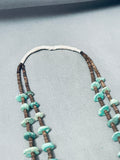Important Orvil Jack Turquoise Vintage Santo Domingo Jacla Necklace Old-Nativo Arts