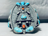 The Best Vintage Native American Navajo Kachina Sterling Silver Bracelet On The Internet-Nativo Arts
