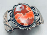 One Of The Most Unique Vintage Native American Navajo Bulbous Agate Sterling Silver Bracelet-Nativo Arts
