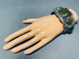 One Of The Best Damale Turquoise Vintage Native American Navajo Bracelet We Have Collected-Nativo Arts