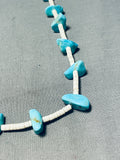 Native American Traditional Vintage Santo Domingo Turquoise Heishi Necklace-Nativo Arts