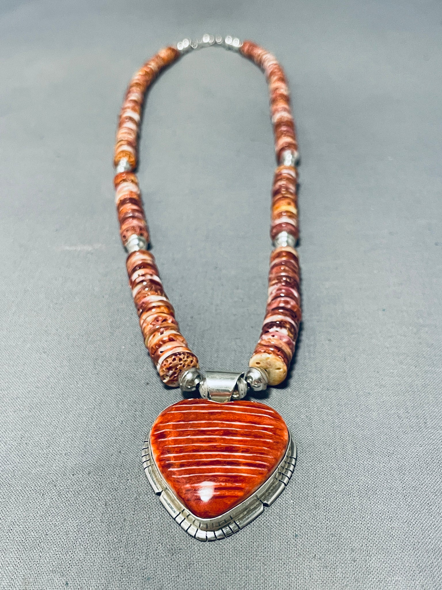 Native American Sea Shell Handmade Charm Pendant Necklace Jewelry