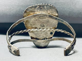 One Of The Most Unique Ever Vintage Native American Navajo Shell Sterling Silver Bracelet-Nativo Arts