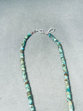 Huge Button Sterling Silver Vintage Native American Navajo Turquoise Cross Necklace-Nativo Arts