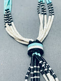 Incredibly Intricate Vintage Santo Domingo Turquoise Heishi Necklace Old-Nativo Arts
