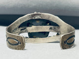 Important Kirk Smith (d) Vintage Native American Navajo Turquoise Sterling Silver Bracelet-Nativo Arts