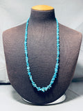 Incredible Vintage Native American Navajo Turquoise Sterling Silver Necklace-Nativo Arts