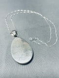 Charming Vintage Native American Navajo Royston Turquoise Sterling Silver Necklace-Nativo Arts