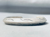 Marvelous Vintage Native American Navajo Sterling Silver Bracelet-Nativo Arts