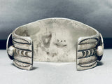 Norman Cambridge Godber Turquoise Vintage Native American Navajo Sterling Bracelet-Nativo Arts