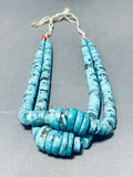 Native American Rare Older Vintage Santo Domingo Turquoise Necklace-Nativo Arts