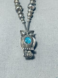 Jaw To The Floor Vintage Southwest Sterling Silver Turquoise Necklace-Nativo Arts
