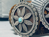 628 Grams Vintage Native American Navajo Turquoise Sterling Silver Concho Belt-Nativo Arts