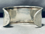 Mesmerizing Vintage Native American Navajo Sterling Silver Bracelet Cuff-Nativo Arts