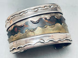 One Of The Most Unique Ever Vintage Southwest Sterling Silver Bracelet-Nativo Arts