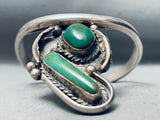 Most Unique Vintage Native American Navajo Cerrillos Turquoise Sterling Silver Bracelet-Nativo Arts