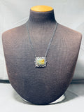 Omg Vintage Native American Navajo Green Turquoise Sterling Silver Necklace-Nativo Arts