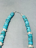 Captivating Vintage Native American Zuni Turquoise Sterling Silver Kachina Necklace Signed-Nativo Arts