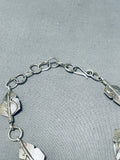 Sensational Native American Navajo Handcarved Sterling Silver Arrows Bracelet-Nativo Arts