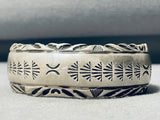 Sandoval Family Vintage Native American Navajo Sterling Silver Bracelet-Nativo Arts