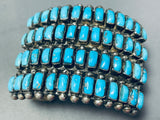 One Of The Best Ever Vintage Zuni Turquoise Sterling Silver Bracelet-Nativo Arts