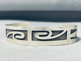 Impressive Native American Hopi Sterling Silver Bracelet-Nativo Arts