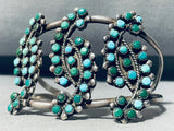 One Of The Finest Vintage Navajo Cerrillos Turquoise Sterling Silver Bracelet-Nativo Arts