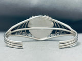 Heart Of Turquoise Vintage Southwest Sterling Silver Bracelet