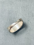 Wonmderful Vintage Inlay Turquoise Pearl Sterling Silver Ring-Nativo Arts