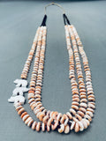 Polar Bears Vintage Santo Domingo Shell Heishi Necklace-Nativo Arts