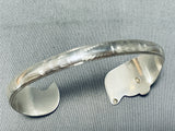 Fascinating Vintage Pacific Island Sterling Silver Signed Bracelet-Nativo Arts