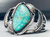 Museum Vintage Native American Navajo Royston Turquoise Sterling Silver Bracelet-Nativo Arts