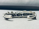 Native American School Of Fish Vintage Sterling Silver Southwest Bracelet Cuff-Nativo Arts