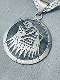 One Of The Best Vintage Native American Hopi Channel Sterling Silver Necklace-Nativo Arts