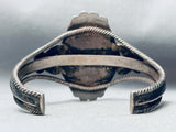 One Of The Best Vintage Early Native American Navajo Agate Sterling Silver Bracelet-Nativo Arts