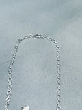 Smithsonian Artist Vintage Native American Navajo Charles Johnson Sterling Silver Necklace-Nativo Arts